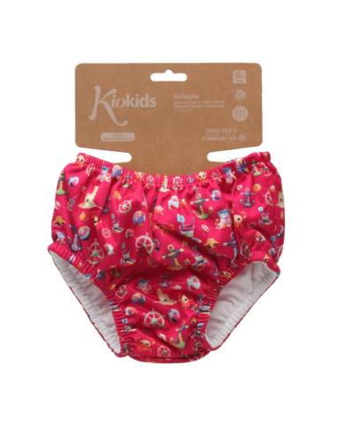 Bañador pañal bebé niña 