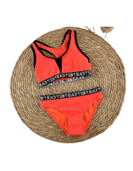 Conjunto bikini sport niña 