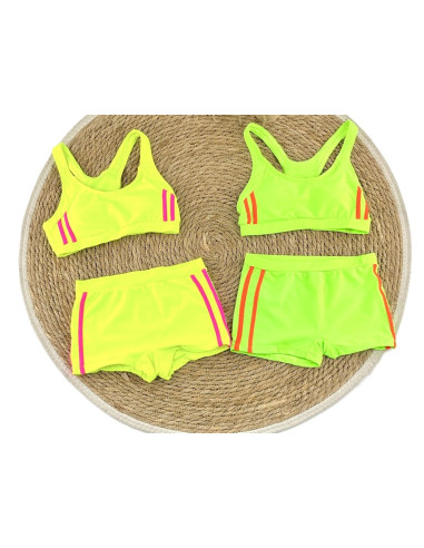 Conjunto bikini top niña 