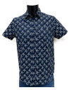Camisa hombre fantasía manga corta 