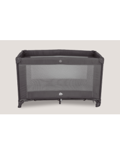 Cuna de viaje gris plegable 