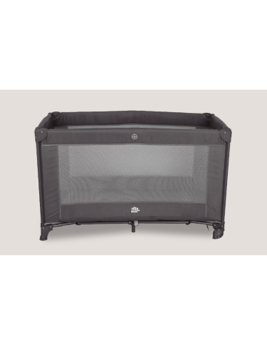 Cuna de viaje gris plegable 
