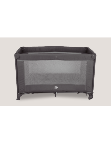 Cuna de viaje gris plegable 