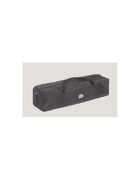 Cuna de viaje gris plegable 