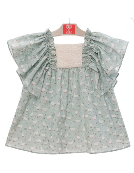Vestido de tela infantil 