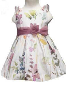 Vestido flores infantil 