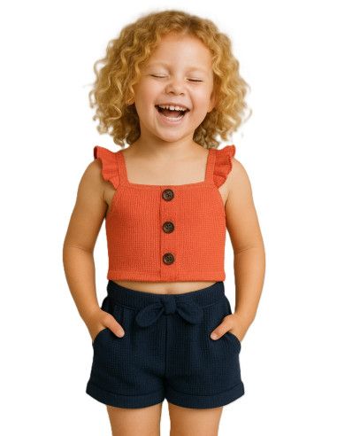 Conjunto short infantil niña 