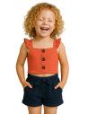 Conjunto short infantil niña 