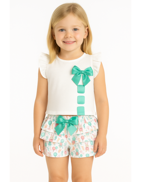 Conjunto short infantil niña 