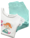 Conjunto 2 piezas bebé niña 