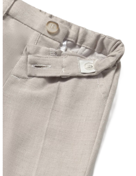 Pantalón largo vestir bebé niño 