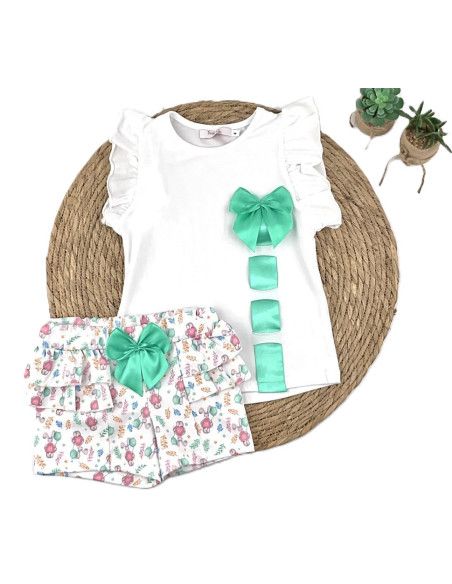 Conjunto short infantil niña 