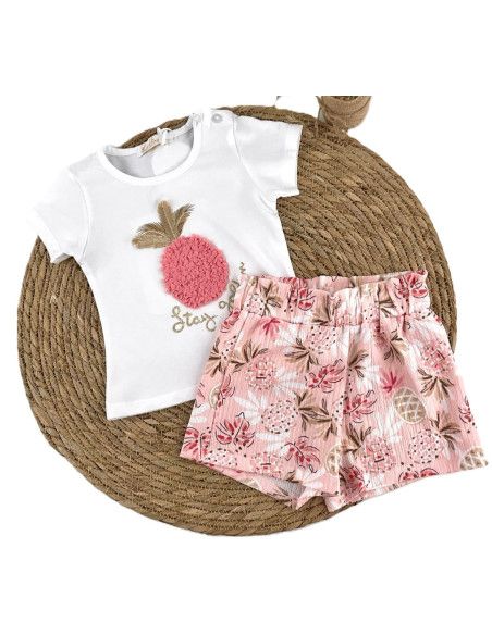 Conjunto piña short infantil 