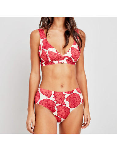 Bikini coral mujer 