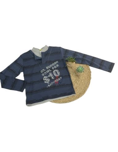 Camiseta manga larga bowl niño 