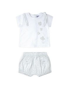 Conjunto 2 piezas short tela para bebé 