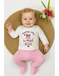 Conjunto polaina mamá tu mejor regalo 