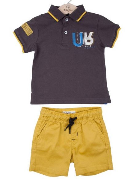 Conjunto polo y bermuda de niño 