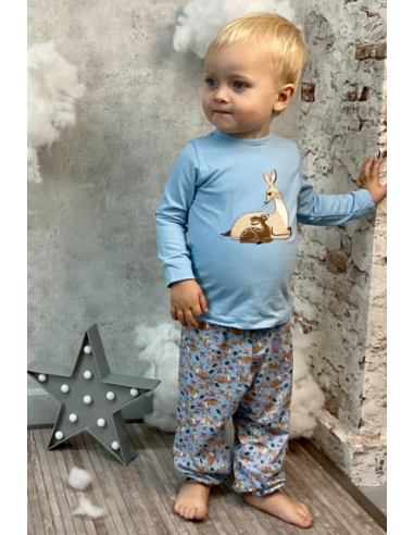 Pijama manga larga ciervo bebé niño 