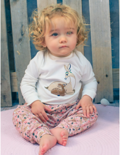 Pijama manga larga ciervo bebé niña [product.brand] 1 - Ropa para Bebé | dyley | 