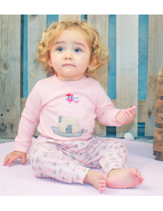 Pijama manga larga seta bebé niña [product.brand] 1 - Ropa para Bebé | dyley | 