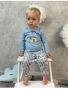 Pijama manga larga seta bebé niño 