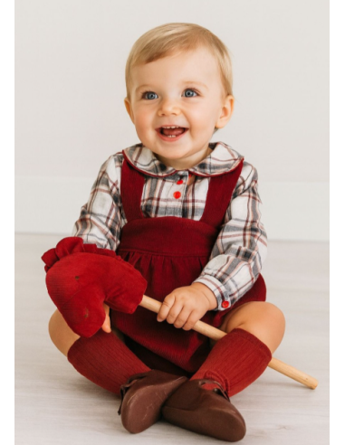Conjunto pololo manga larga tirantes bebé niño [product.brand] 1 - Ropa para Bebé | dyley | 