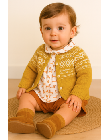 Conjunto 3 piezas de punto bebé niño [product.brand] 1 - Ropa para Bebé | dyley | 