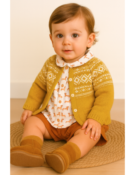 Conjunto 3 piezas de punto bebé niño [product.brand] 1 - Ropa para Bebé | dyley | 