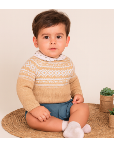 Conjunto de punto para bebé niño 