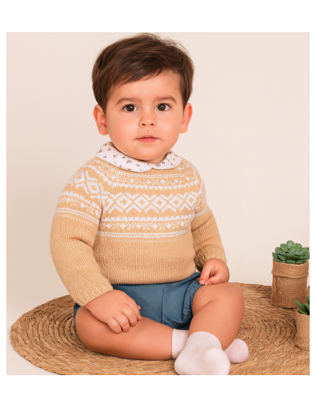 Conjunto de punto para bebé niño 