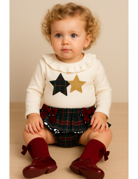 Conjunto bebé niña estrellas 