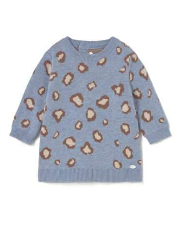 Vestido tricot bebé niña 