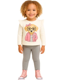 Conjunto perrito niña 