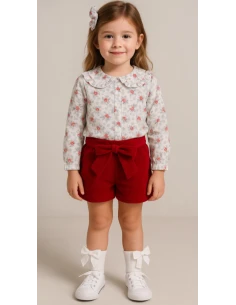 Conjunto 2 piezas short niña 