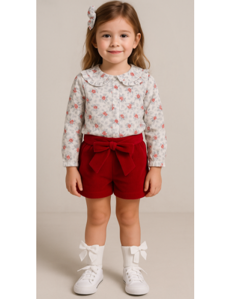 Conjunto 2 piezas short niña 