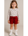 Conjunto 2 piezas short niña 