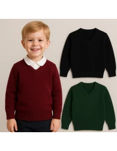 Suéter colegial infantil 