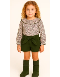 Conjunto 2 piezas short niña 