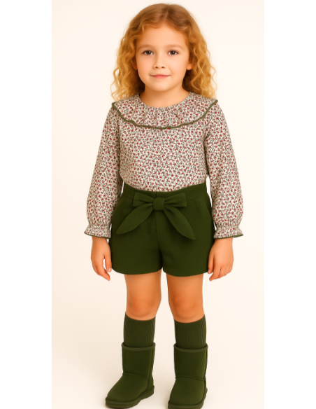 Conjunto 2 piezas short niña 