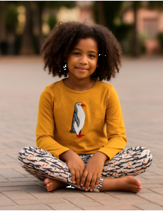 Conjunto pingüino niña 