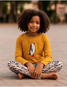 Conjunto pingüino niña 