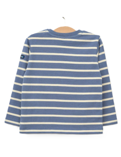 Camiseta manga larga rayas bebe  2