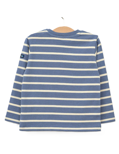 Camiseta manga larga rayas bebe 