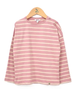 Camiseta manga larga rayas niña 