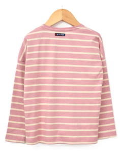 Camiseta manga larga rayas niña  2