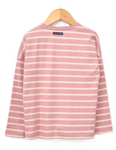 Camiseta manga larga rayas niña 