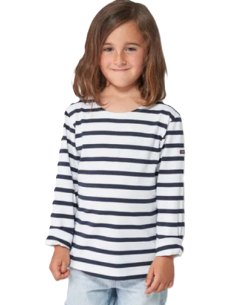 Camiseta manga larga rayas niño 