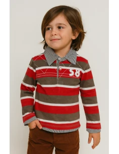 Polo manga larga rayas niño [product.brand] 1 - Ropa para Bebé | dyley | 