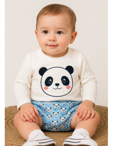 Conjunto sudadera oso panda para bebé [product.brand] 1 - Ropa para Bebé | dyley | 